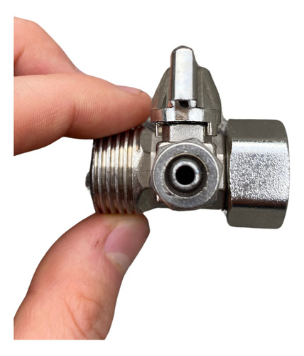 Conexión de acero en tipo "tee" para la entrada de agua de la llave de paso 1/2" derivador
